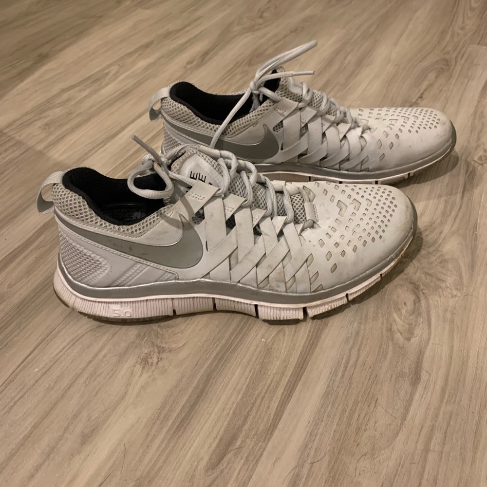 Nike Silver Shoes- Men’s 10, Women’s 12